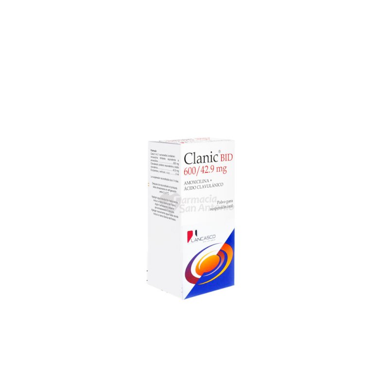 CLANIC BID 600/42.9 POLVO P/SUS