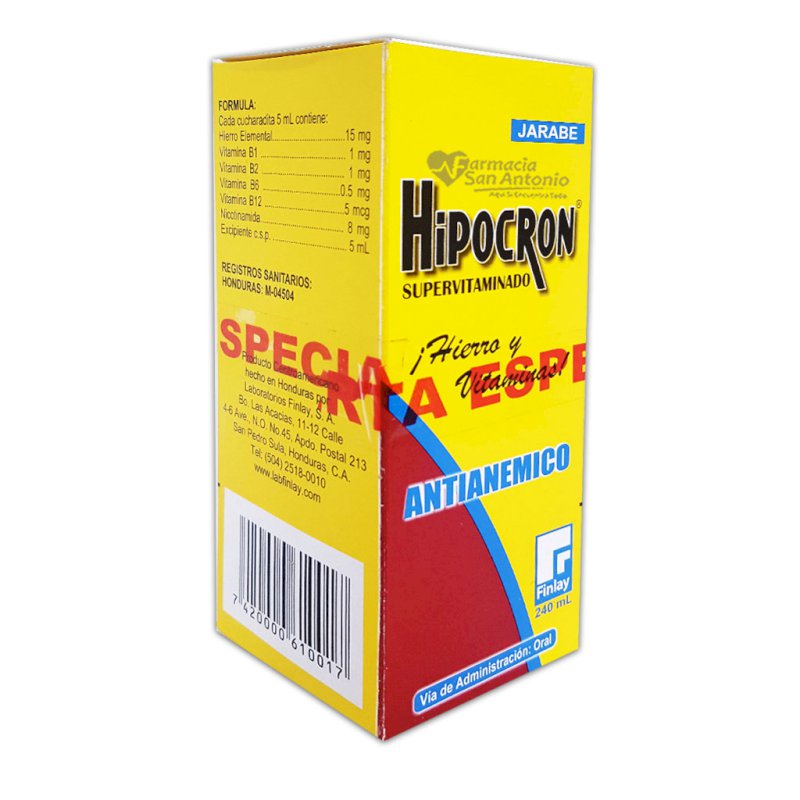 HIPOCRON SUPERVIT JBE 240ML