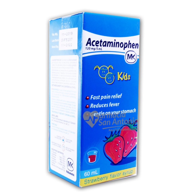 ACETAMINOFEN MK INFANTIL 120MG X 60ML