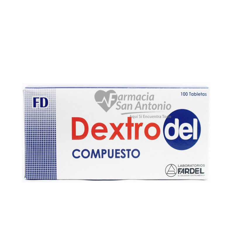 UNIDAD FARDEL DEXTRODEL COMPUESTO X 100