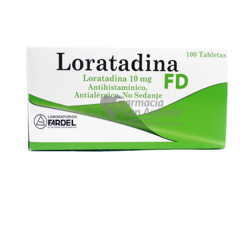 UNIDAD FARDEL LORATADINA X 100 TAB