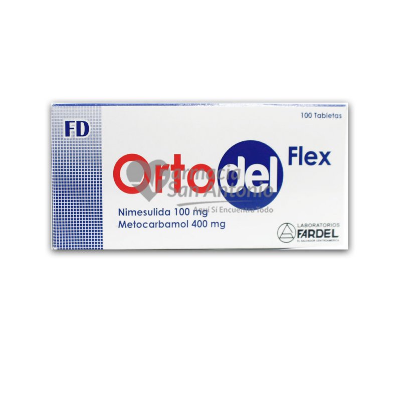 UNIDAD FARDEL ORTODEL FLEX X 100 TAB