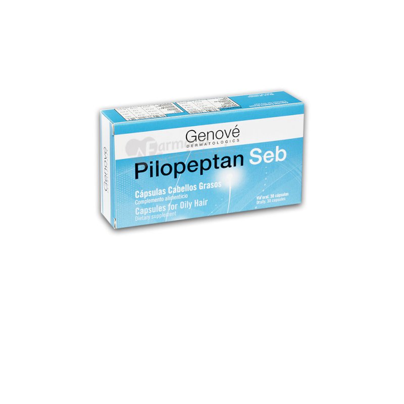 PILOPEPTAN SEB X 30 CAPS. P/CABELLO GRASO