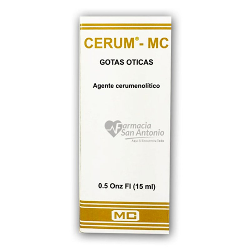 CERUM MC GOTAS OTICAS 15ML