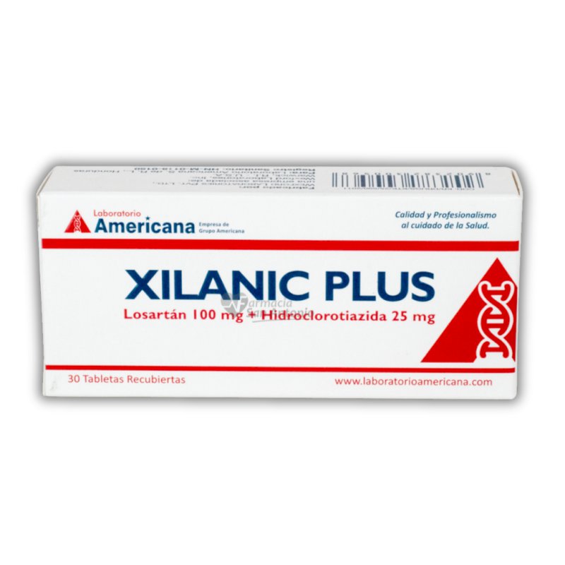 XILANIC PLUS (LOSARTAN 100MG+25MG HIDROCL)