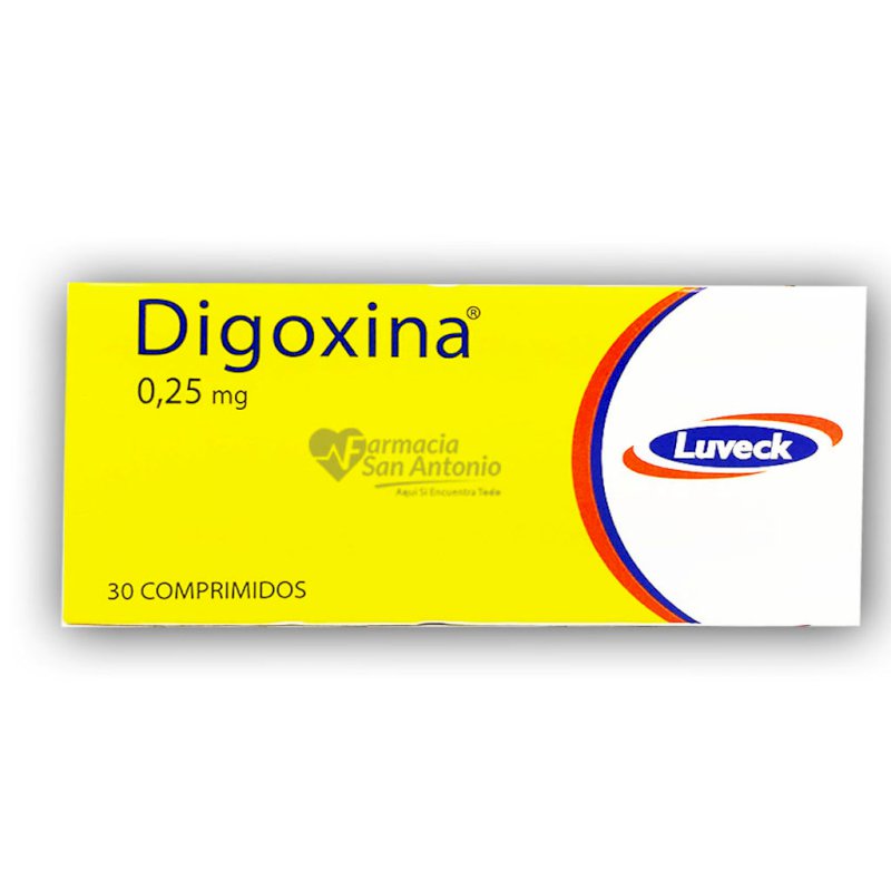 DIGOXINA CHILE 0.25MG X 30 TABS