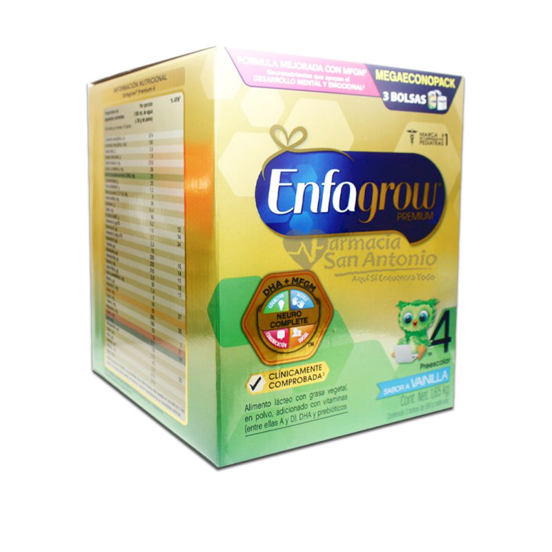 ENFAGROW PREMIUM 4 VAINILLA 550GR (6X2 BIB)