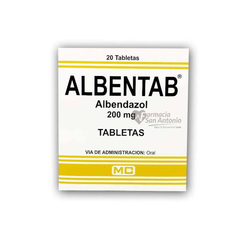 ALBENTAB 200MG X 20TAB