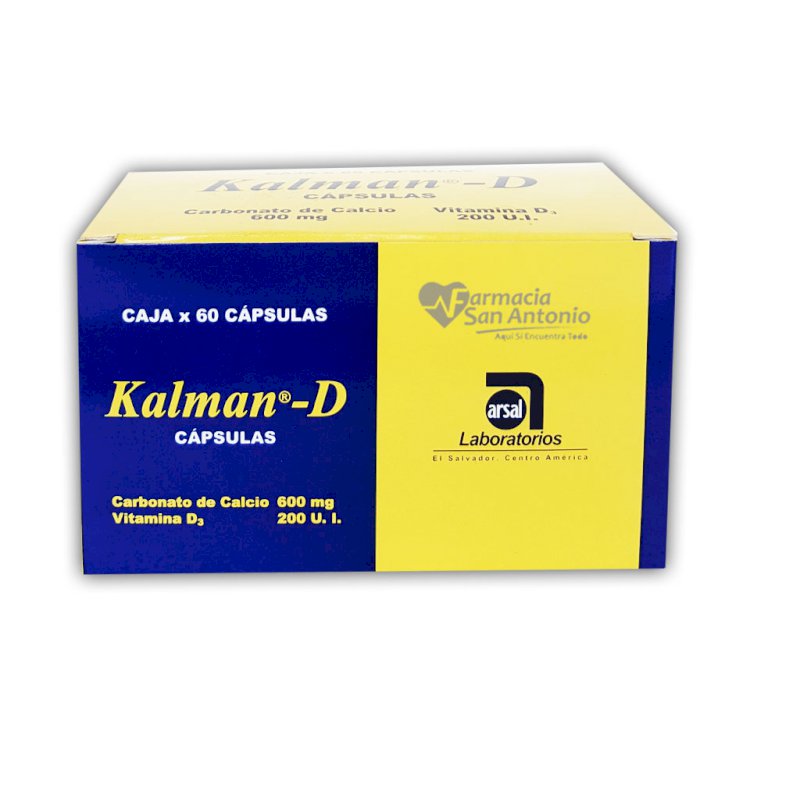 UNIDAD KALMAN D 600MG CAP