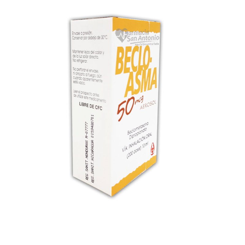 BECLO-ASMA 50MCG AEROSOL 10ML