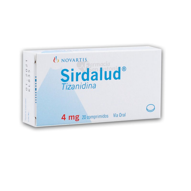 SIRDALUD 4MG X 30 TAB