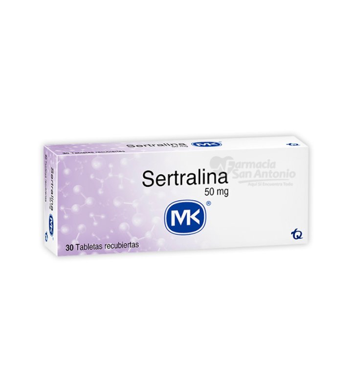SERTRALINA 50MG X 30 TAB