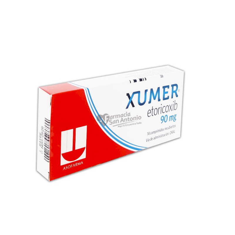 UNIDAD DE XUMER 90MG TABLETAS