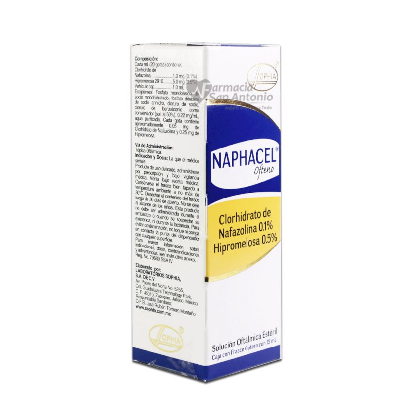 NAPHACEL OFTENO 15ML