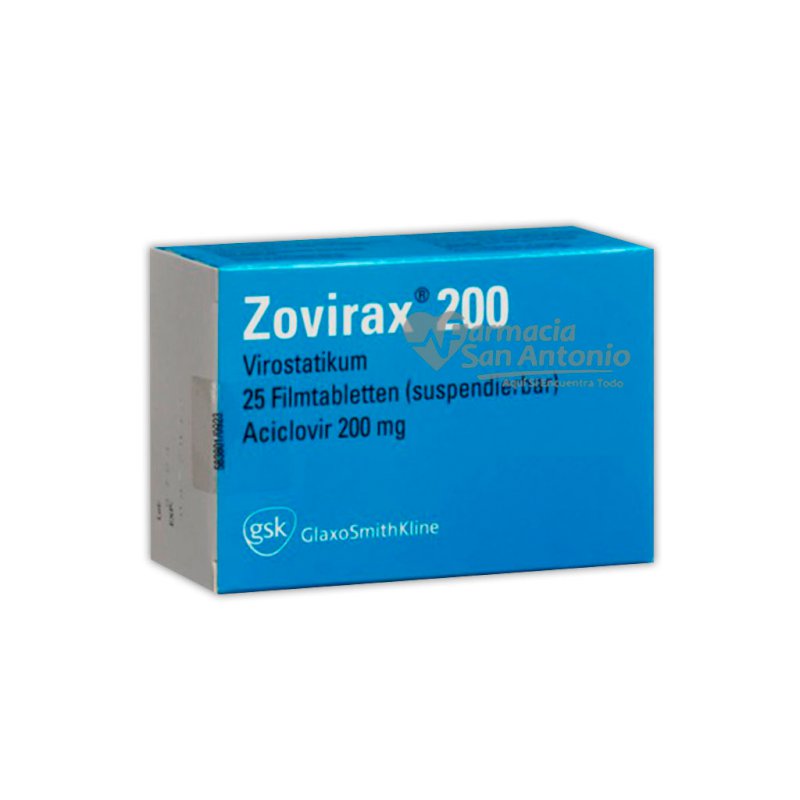 UNIDAD ZOVIRAX 200MG TAB