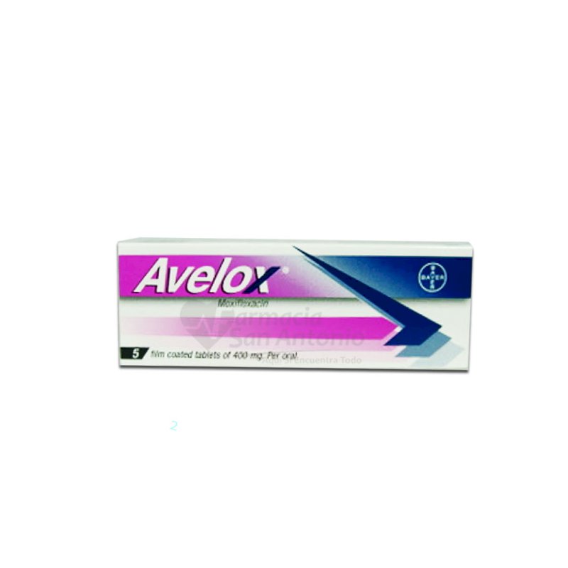 UNIDAD AVELOX 400MG TAB