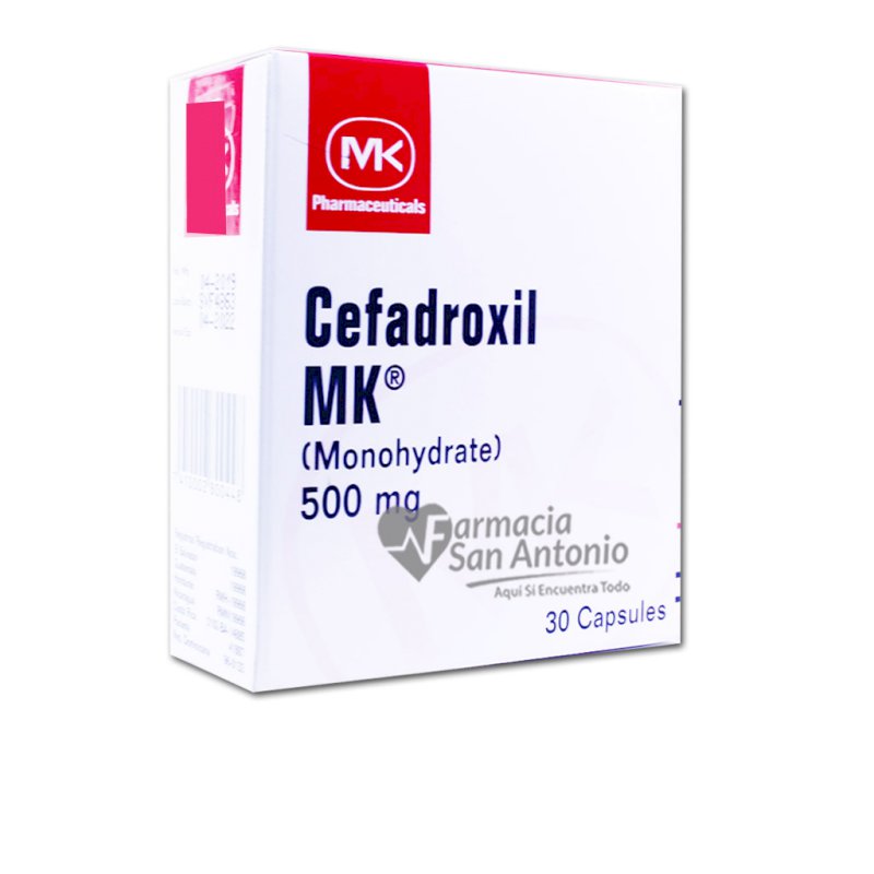 UNIDAD MK CEFADROXILO CAPS