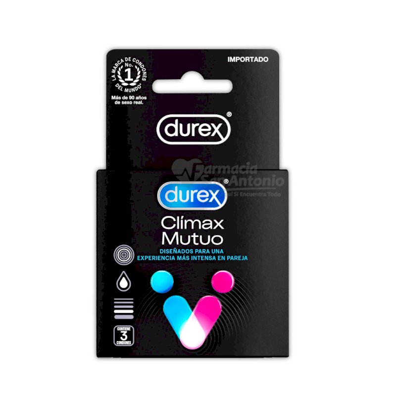 DUREX CLIMAX MUTUO X 3 UDNS*