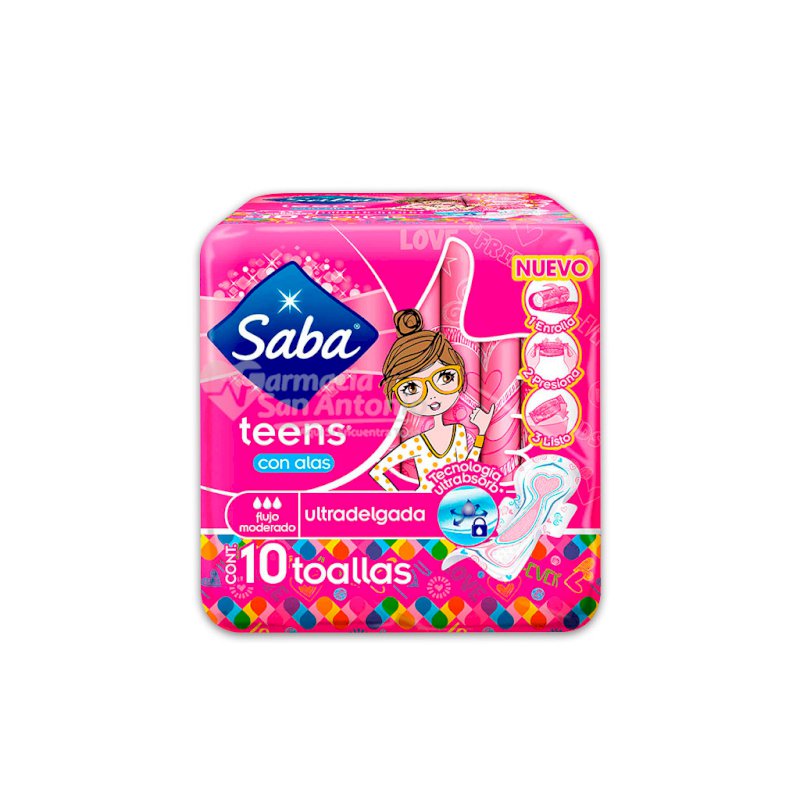 SABA TEENS CON ALAS X 10