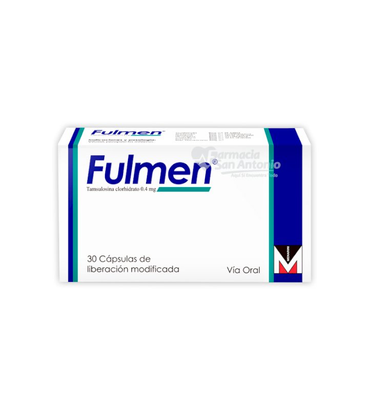 FULMEN 0.4MG X 30 CAPS*