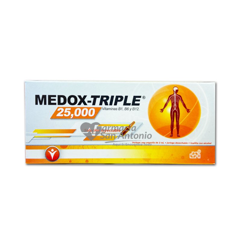MEDOX TRIPLE 25,000 X 1 AMP 2 ML