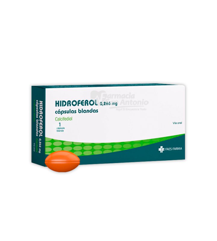 HIDROFEROL 0.266MG X 1 CAPS BLANDA