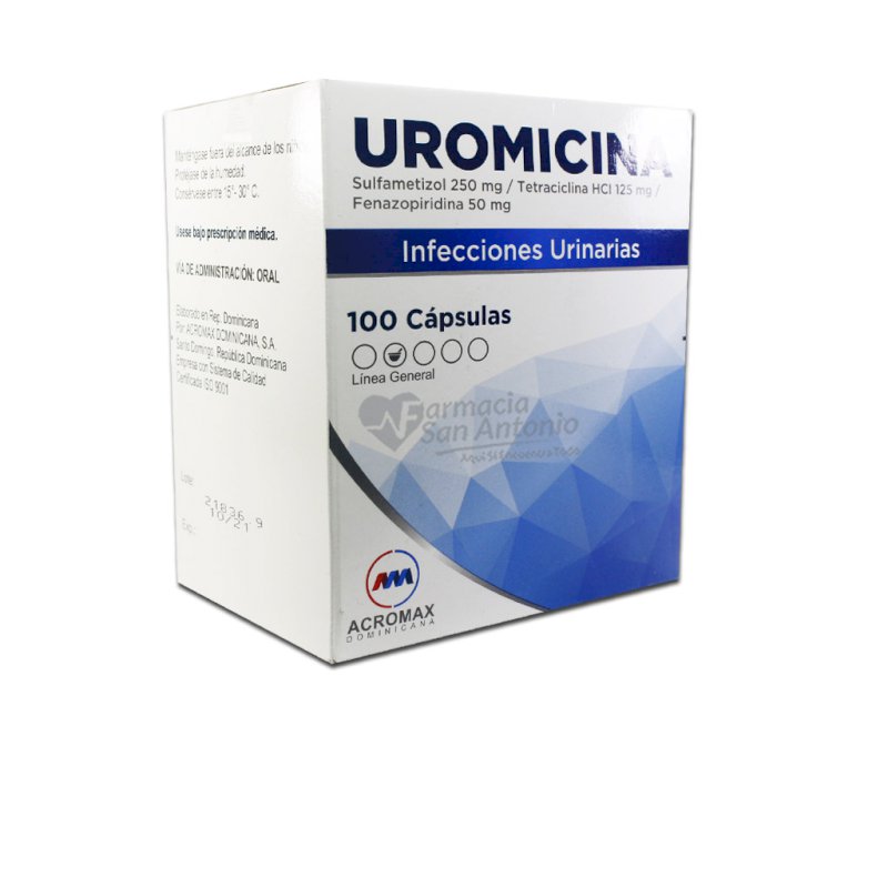 UROMICINA CAPSULAS