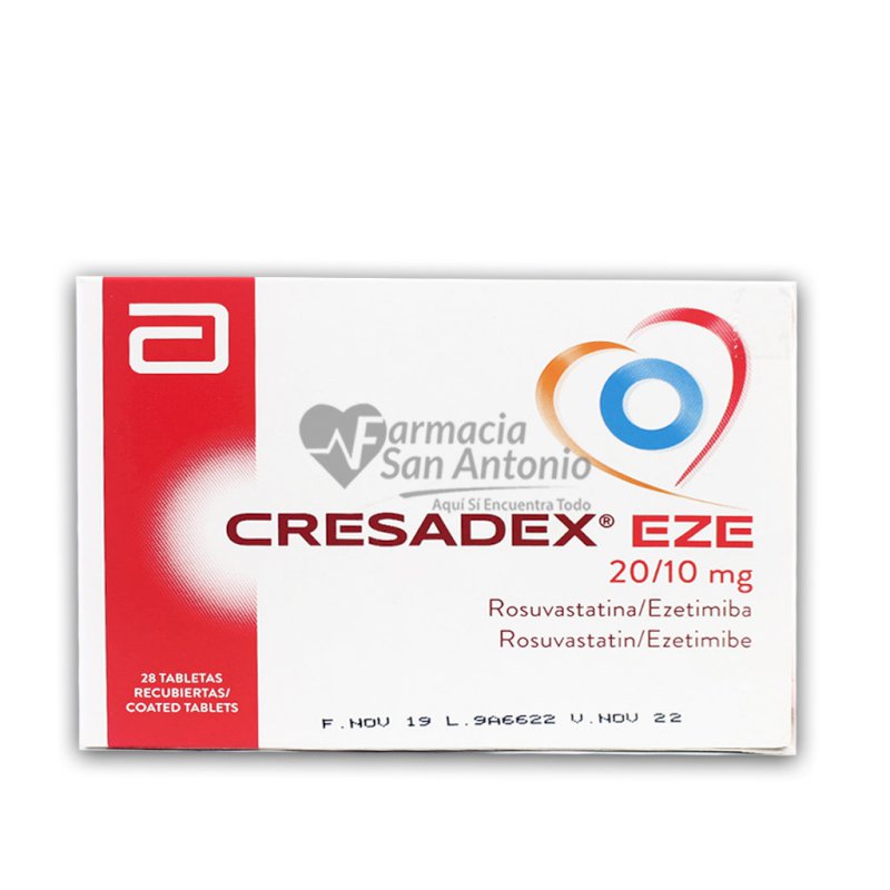 CRESADEX EZE 20MG/10MG X 28 TABS