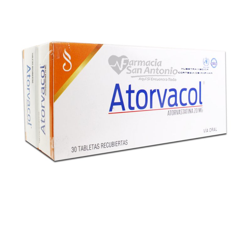 ATORVACOL ANPHAR 20MG X 30 + 30 TABS