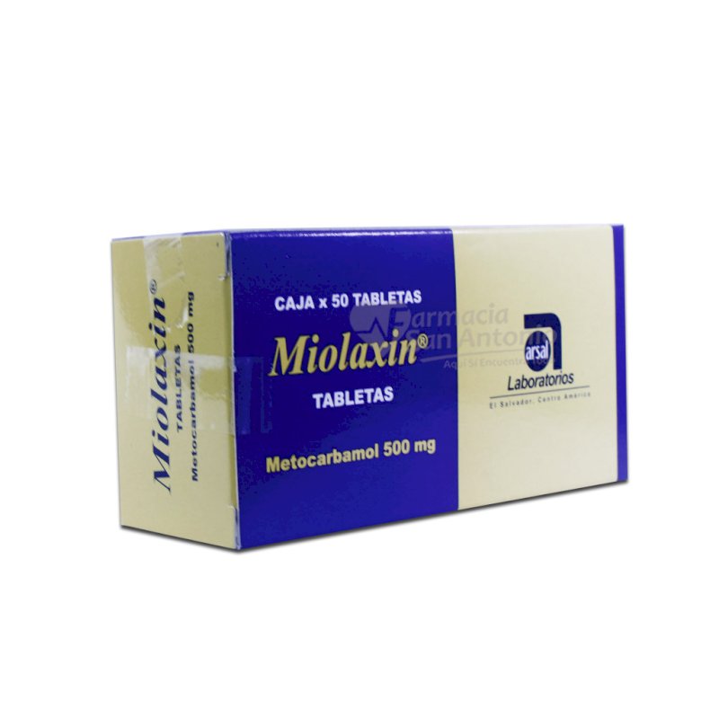 UNIDAD MIOLAXIN 500MG TAB