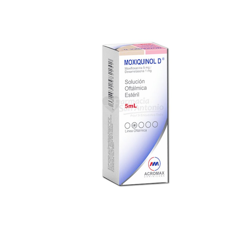 MOXIQUINOL D SOL OFTAL X 5 ML