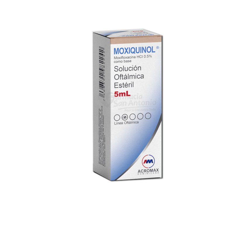 MOXIQUINOL SOL OFTAL X 5ML