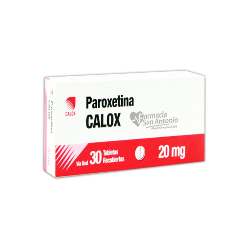 UNIDAD CALOX PAROXETINA 20