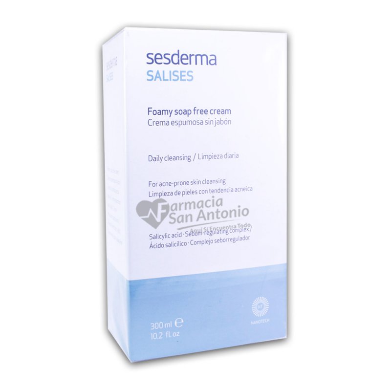 SALISES CREMA ESPUMOSA S/JABON