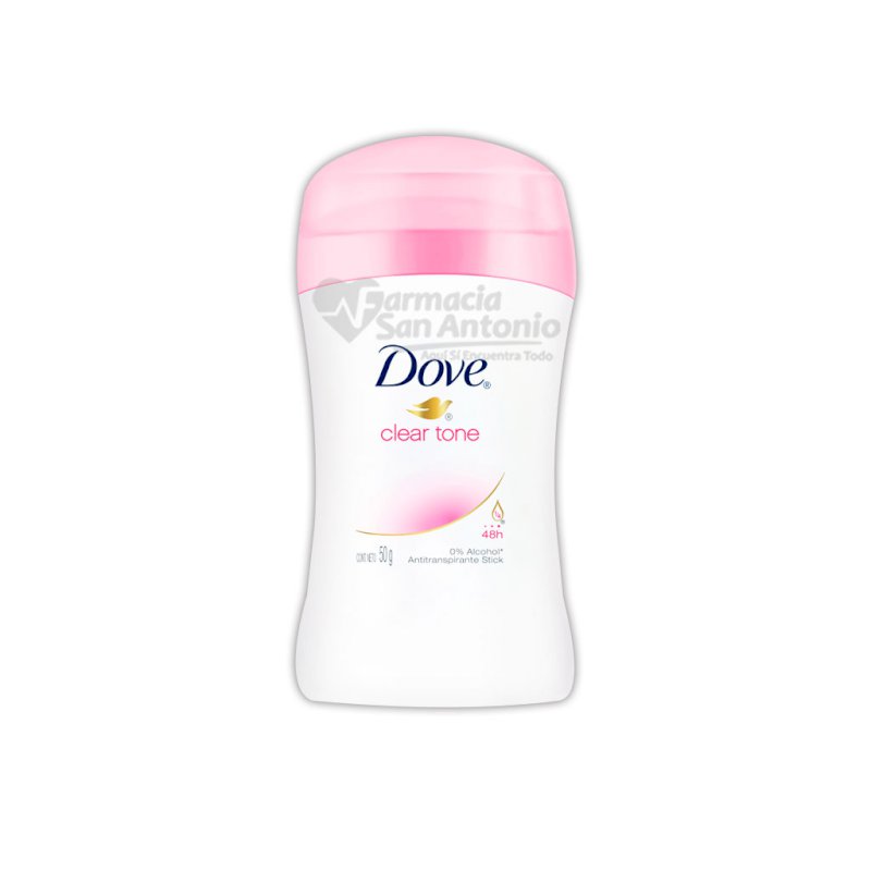 DOVE CLEAR TONE BARRA 50GRS