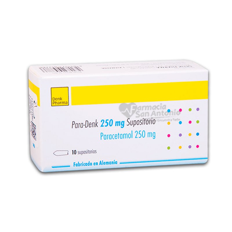 UNIDAD PARACETAMOL DENK 250