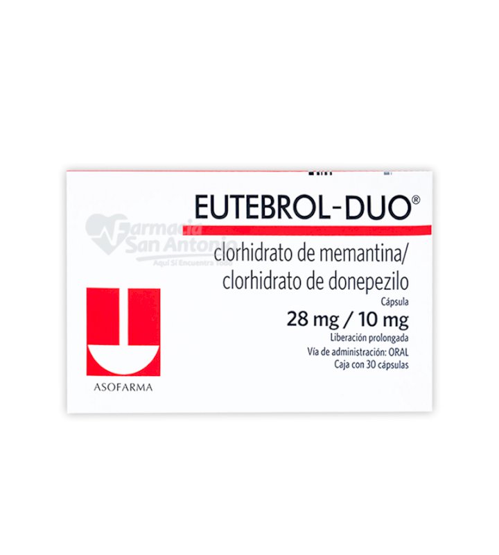 EUTEBROL DUO 28MG/10MG X 30 CAPS