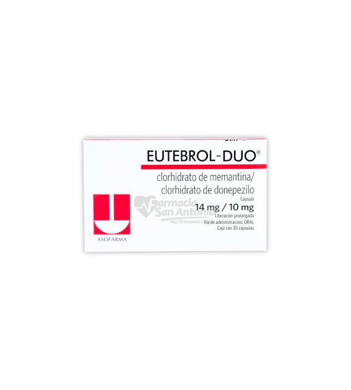 EUTEBROL DUO 14MG/10MG X 30 CAP