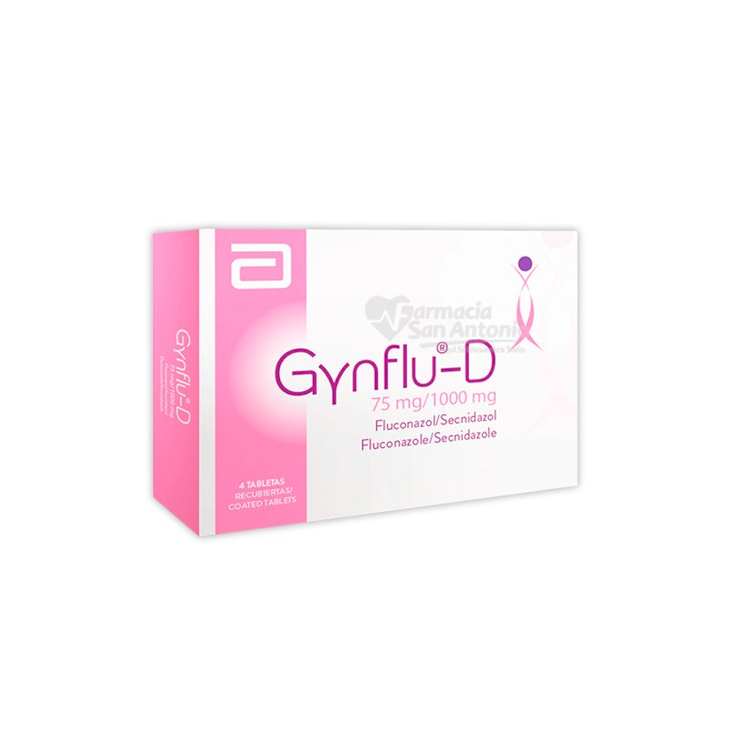 GYNFLU D 75/1000MG X 4 TABS