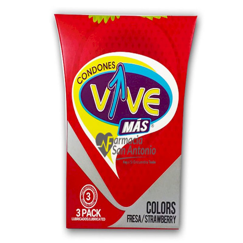 UNIDAD VIVE COLORS FRESA X 3