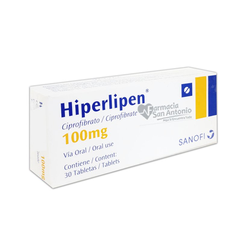 UNIDAD HIPERLIPEN 100MG TAB