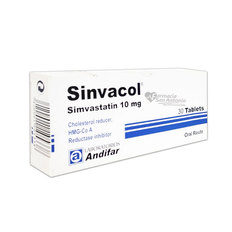 SINVACOL 10MG X 30 TAB