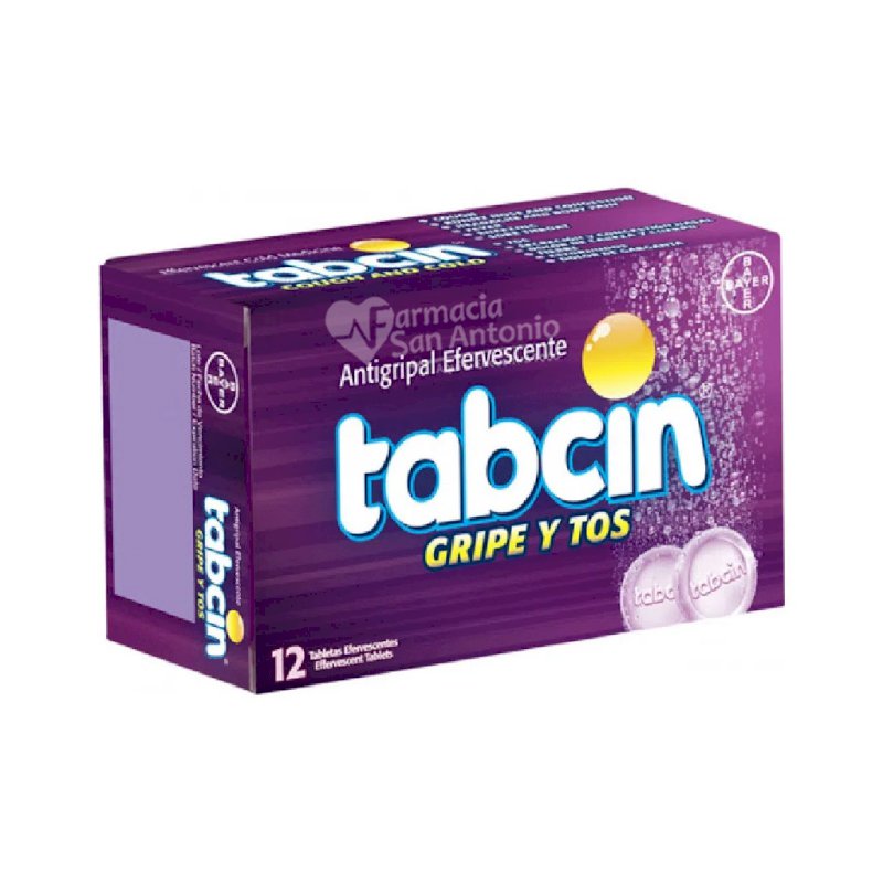 TABCIN GRIPE Y TOS X 12 EFERVESCENTE