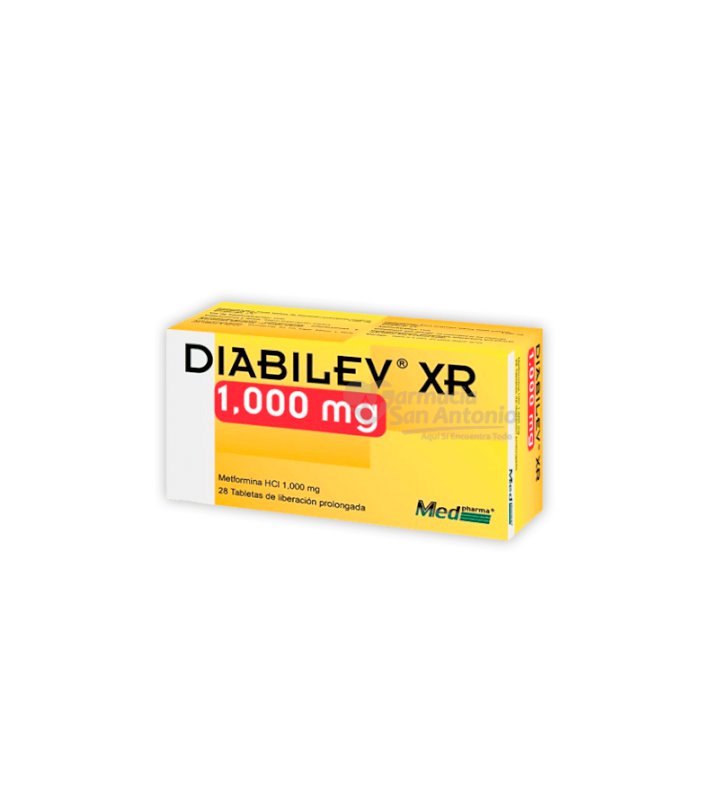 DIABILEV XR 1000MG X 28 TABS