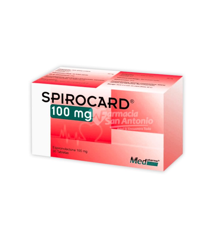 SPIROCARD 100MG X 30 TABS