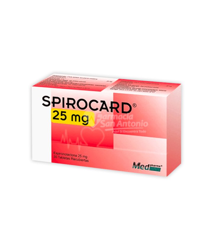SPIROCARD 25MG X 30 TABS