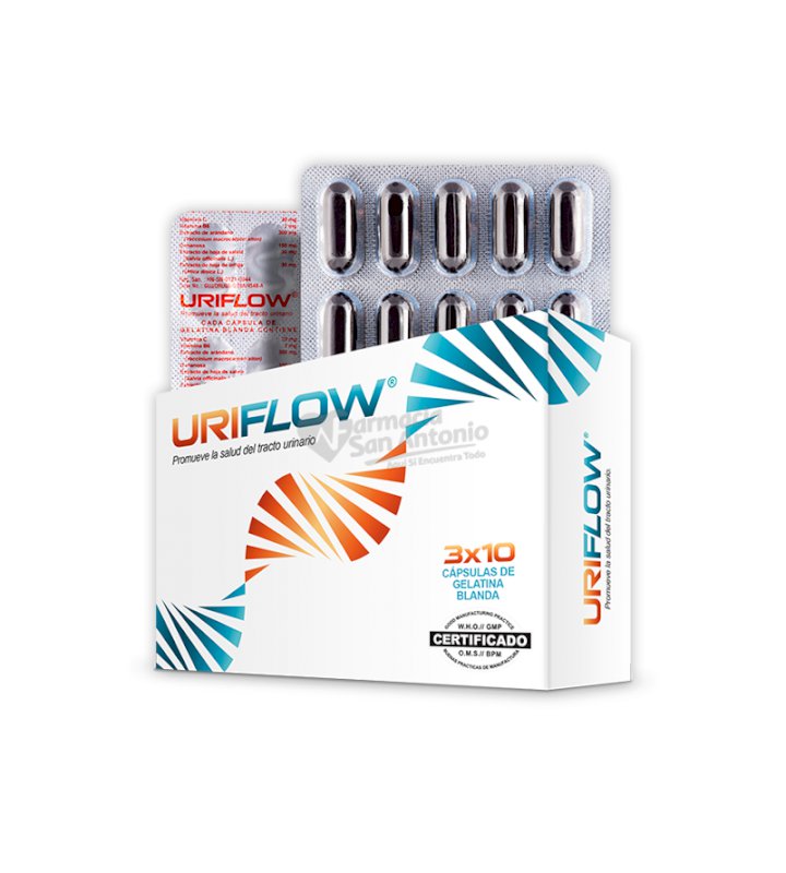 URIFLOW 3X10 CAPS GEL BLANDA