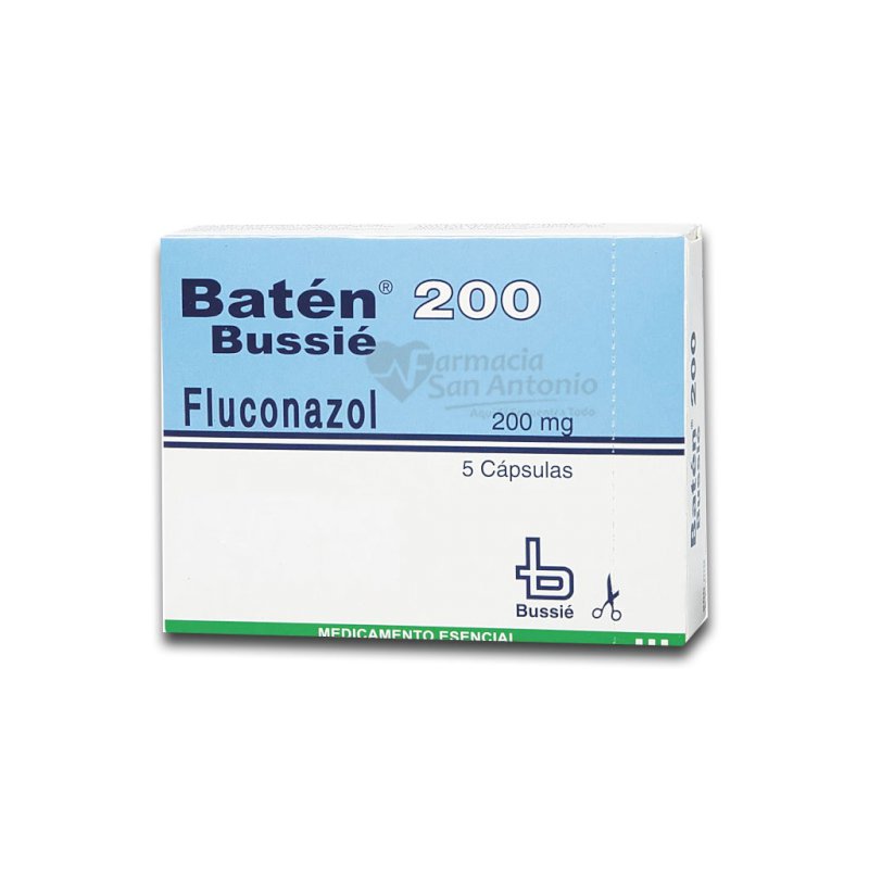 BATEN 200MG X 5 CAPSULAS