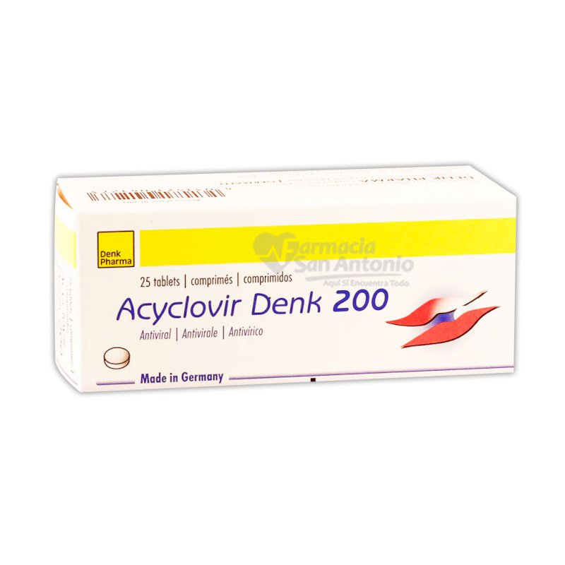 ACICLOVIR DENK 200 X 25 TAB.