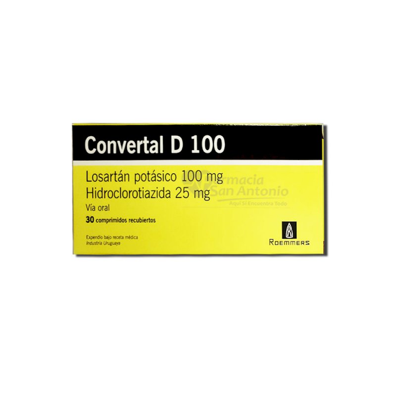 CONVERTAL D 100 MG X 30 TAB. $